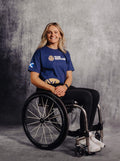 Navy Team Scotland Gold Logo T-Shirt worn by athlete Melanie Woods